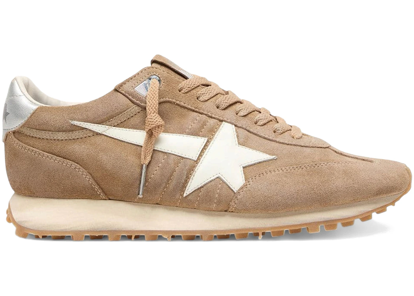 Golden Goose Marathon Tobacco Suede White Star
