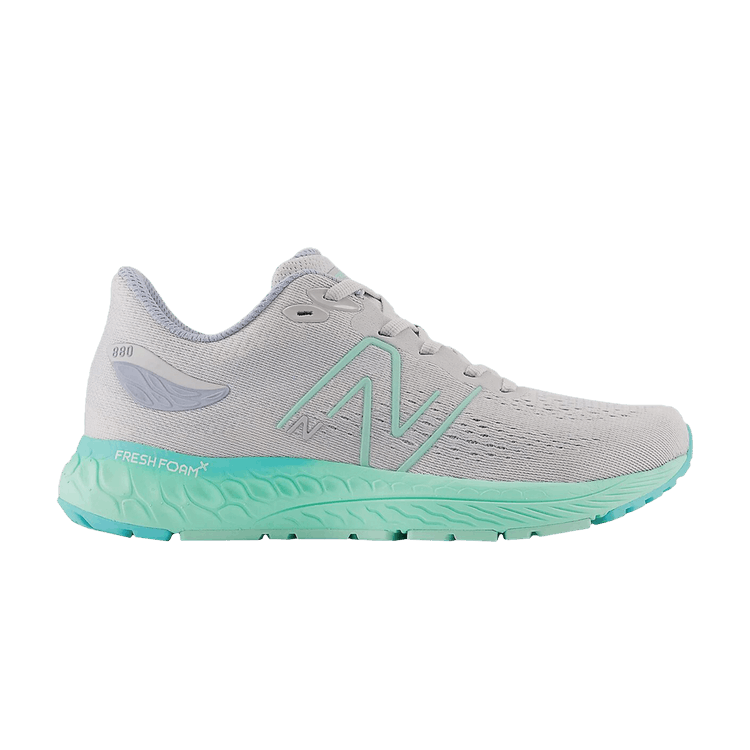 New Balance Fresh Foam X 880v12 Big Kid 'Light Aluminum Bright Mint'