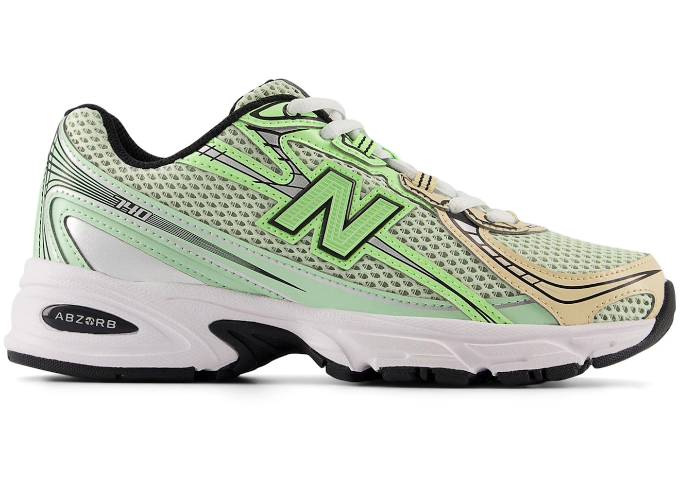 New Balance 740 Mint Flash Ash Wood Lab Green (GS)