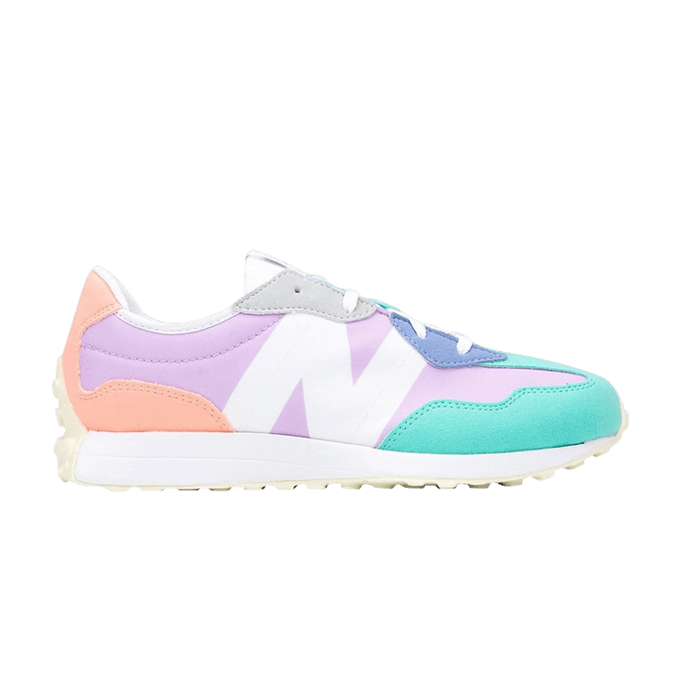 New Balance 327 Big Kid Wide 'Dark Violet Glow Summer Jade'