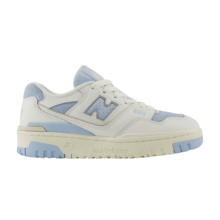 New Balance 550 Big Kid 'Sea Salt Light Chrome Blue'