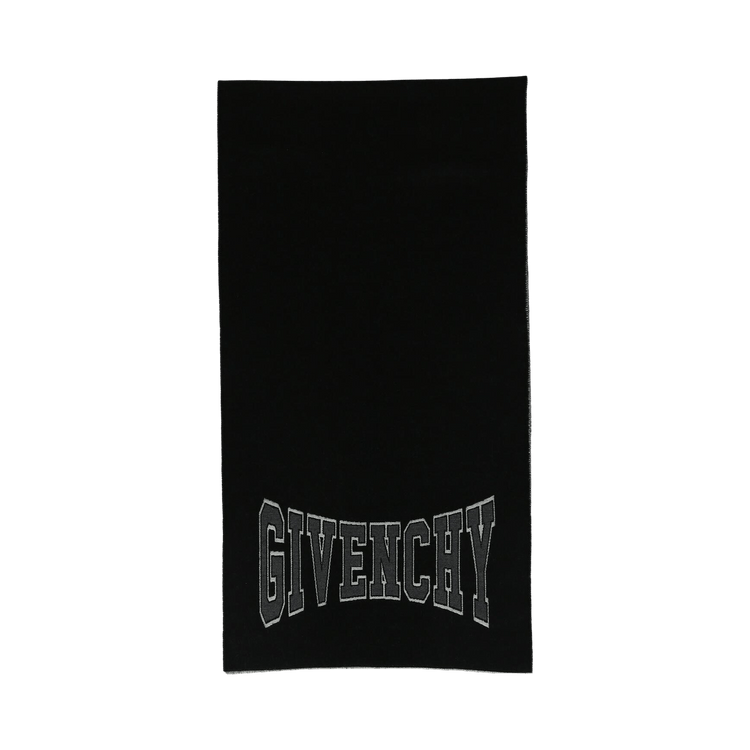 Givenchy Logo Stars Scarf 'Black/Grey'