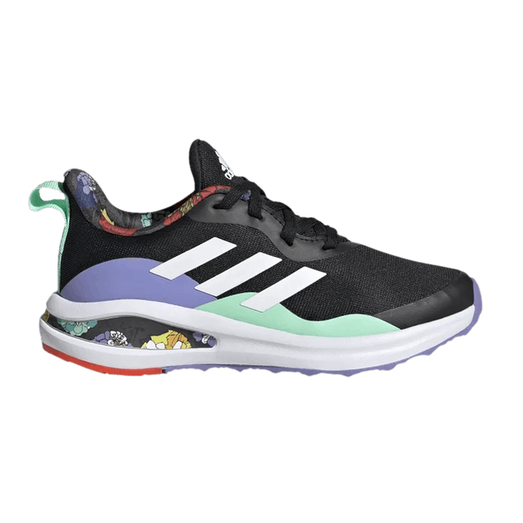 Adidas FortaRun J 'Floral - Black Pulse Mint'