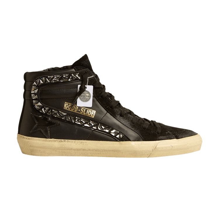 Swarovski x Golden Goose Wmns Slide Sneaker 'Black Flash'