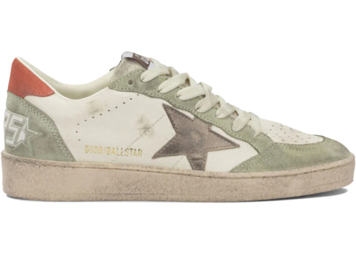 Golden Goose Ball Star Butter Grey/Sage Green Women's