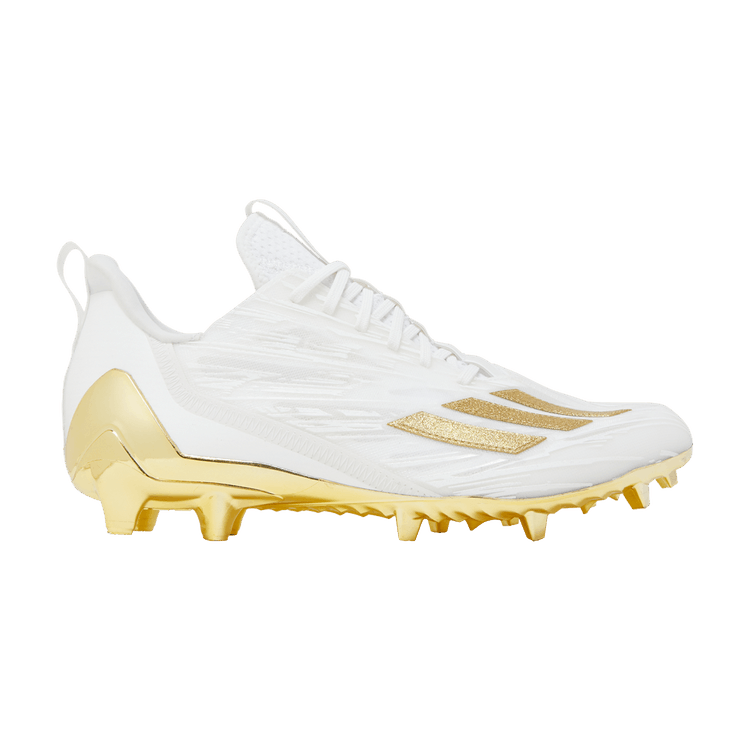 adidas Adizero Cleats 'White Gold Metallic'