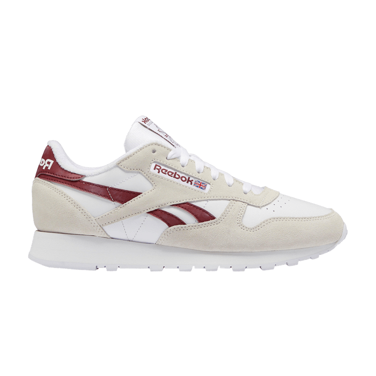 Reebok Classic Leather 'White Classic Burgundy'