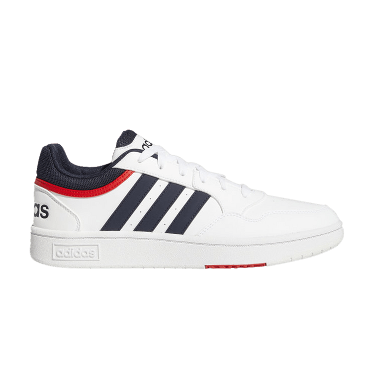 adidas Hoops 3.0 Low 'White Vivid Red'