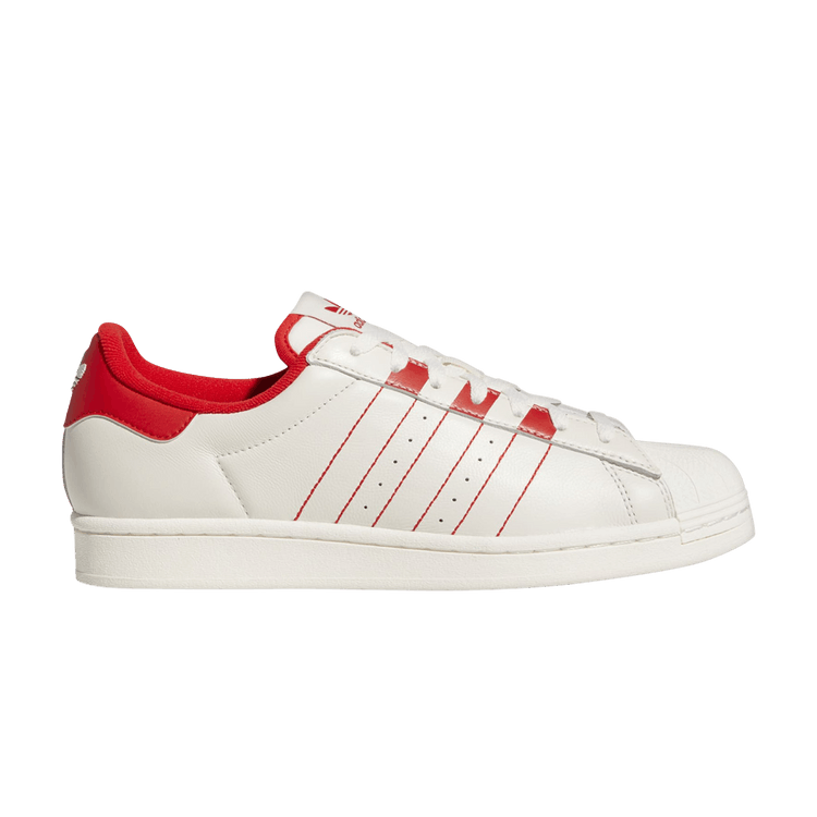 Adidas Superstar 'White Vivid Red'