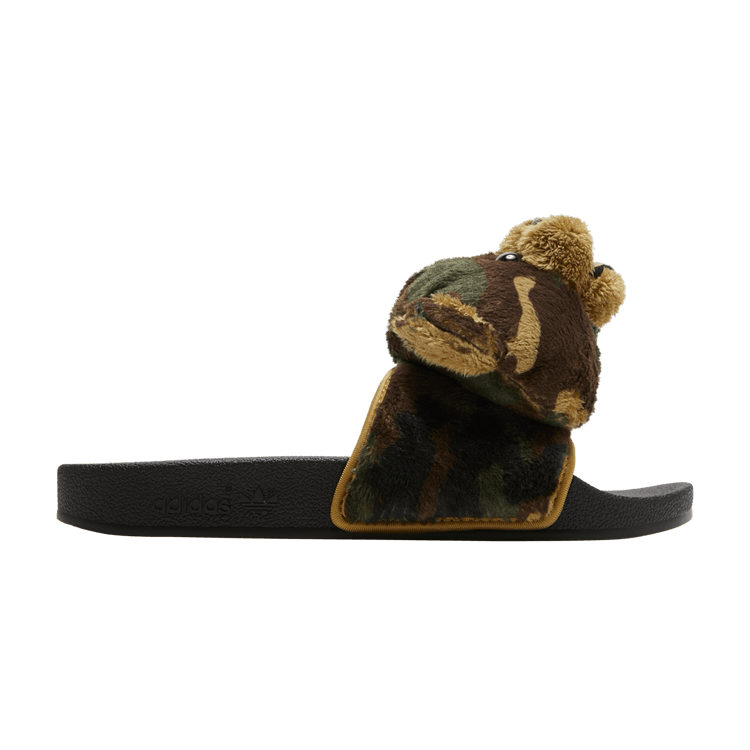 Jeremy Scott x adidas Adilette Slide 'Camo Teddy'
