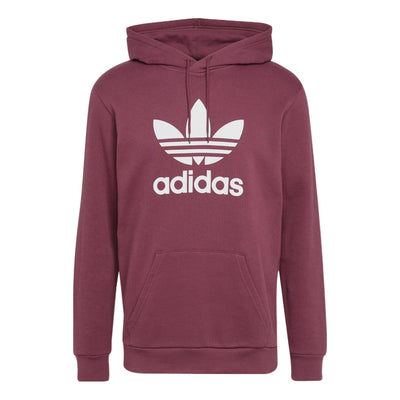 adidas Adicolor Classics Trefoil Hoodie 'Burgundy Victory Crimson White'