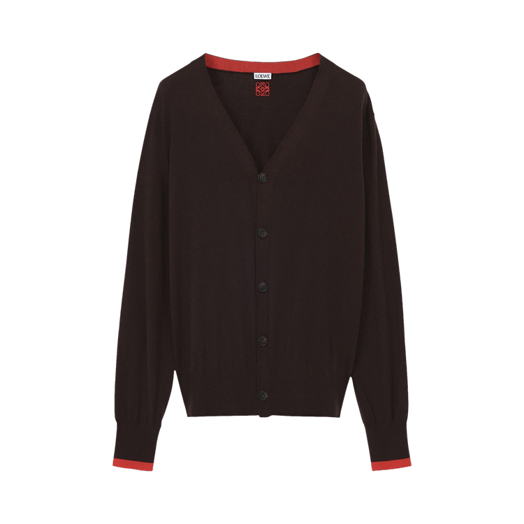 Loewe Wool Cardigan 'Brown/Orange'
