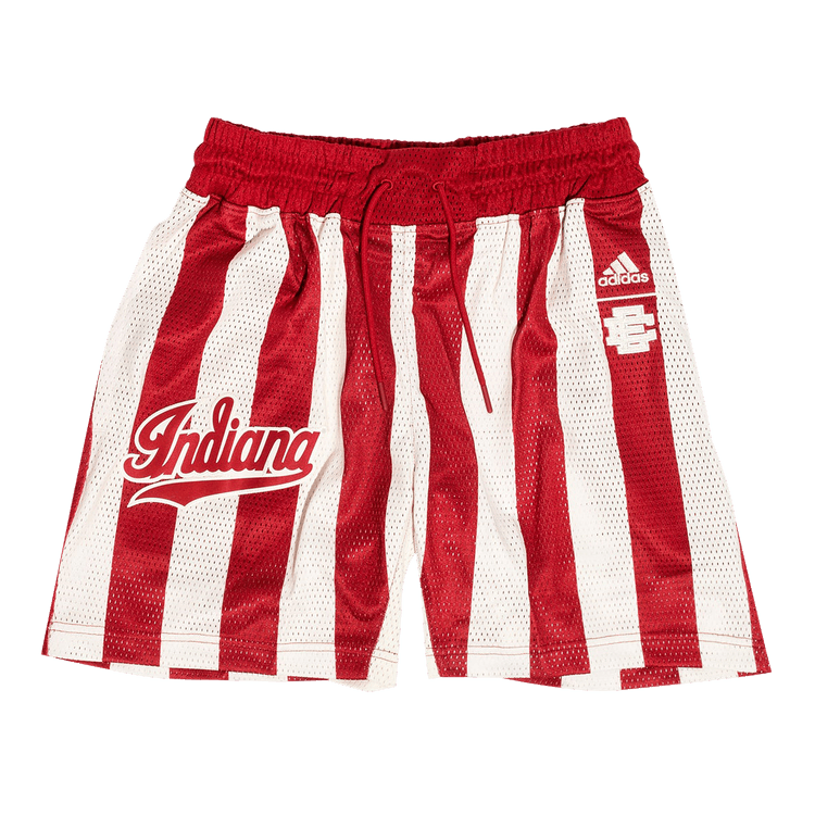 adidas x Eric Emanuel x Midnight Madness Indiana University Bloomington Swingman Shorts 'Victory Red/Cream White'