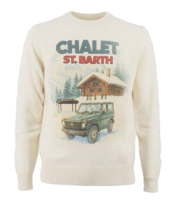 Mc2 Saint Barth Chalet Intarsia Knitted Sweater