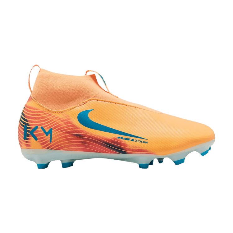 Kylian Mbappé x Nike Jr. Mercurial Superfly 10 Academy GS 'Melon Tint/Igloo/Neo Turquoise'