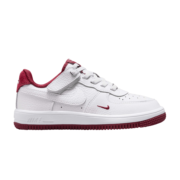 Nike Force 1 Low LV8 EasyOn PS 'White Team Red'