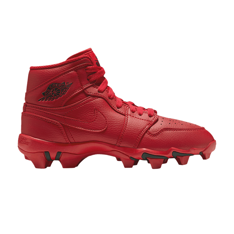 Air Jordan 1 Mid Little/ GS 'University Red Black'
