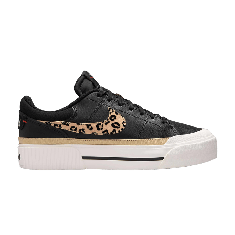 Nike Wmns Court Legacy Lift 'Leopard Print Swoosh'