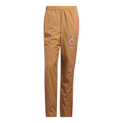 Men's adidas originals x Eric Emanuel Crossover Stripe Basketball Sports Pants Khaki