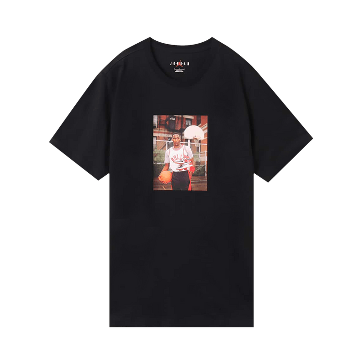 Air Jordan Photo T-Shirt 'Black/White'