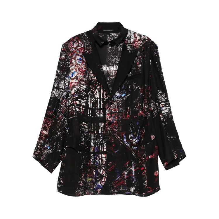 Yohji Yamamoto Pour Homme 0606 Printed Jacket 'Black'