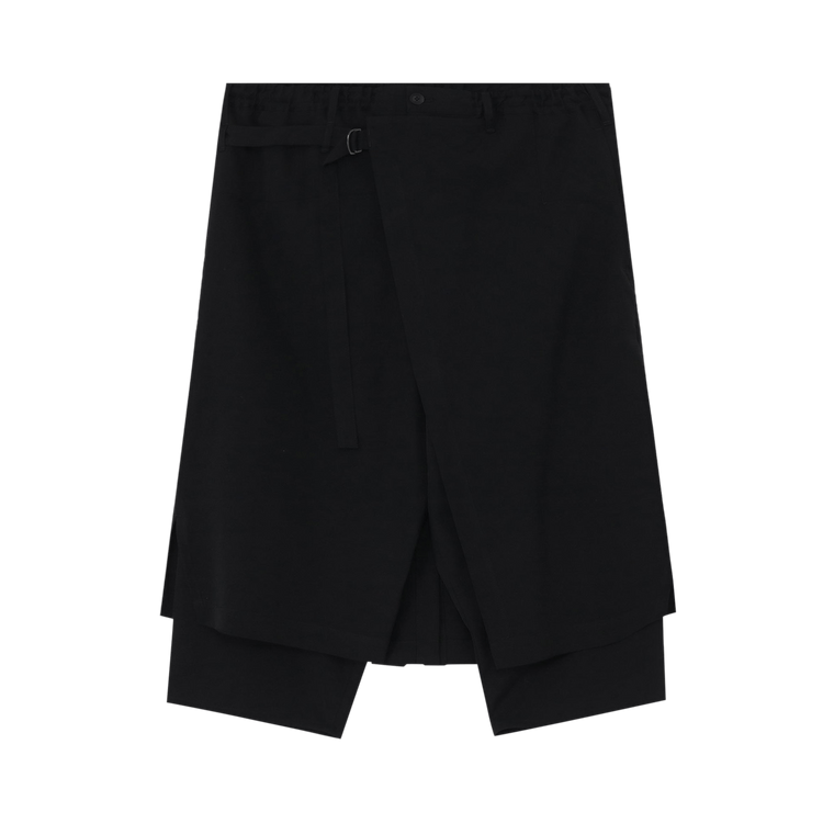 Yohji Yamamoto Pour Homme Standard Wrap Pants 'Black'