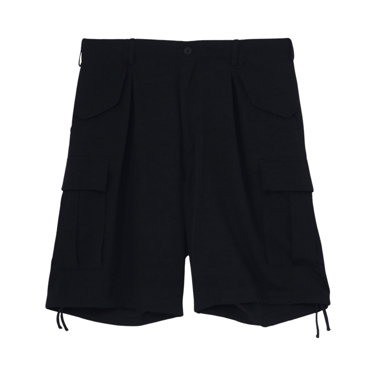 Yohji Yamamoto Pour Homme Side Pocket Short Pants 'Black'