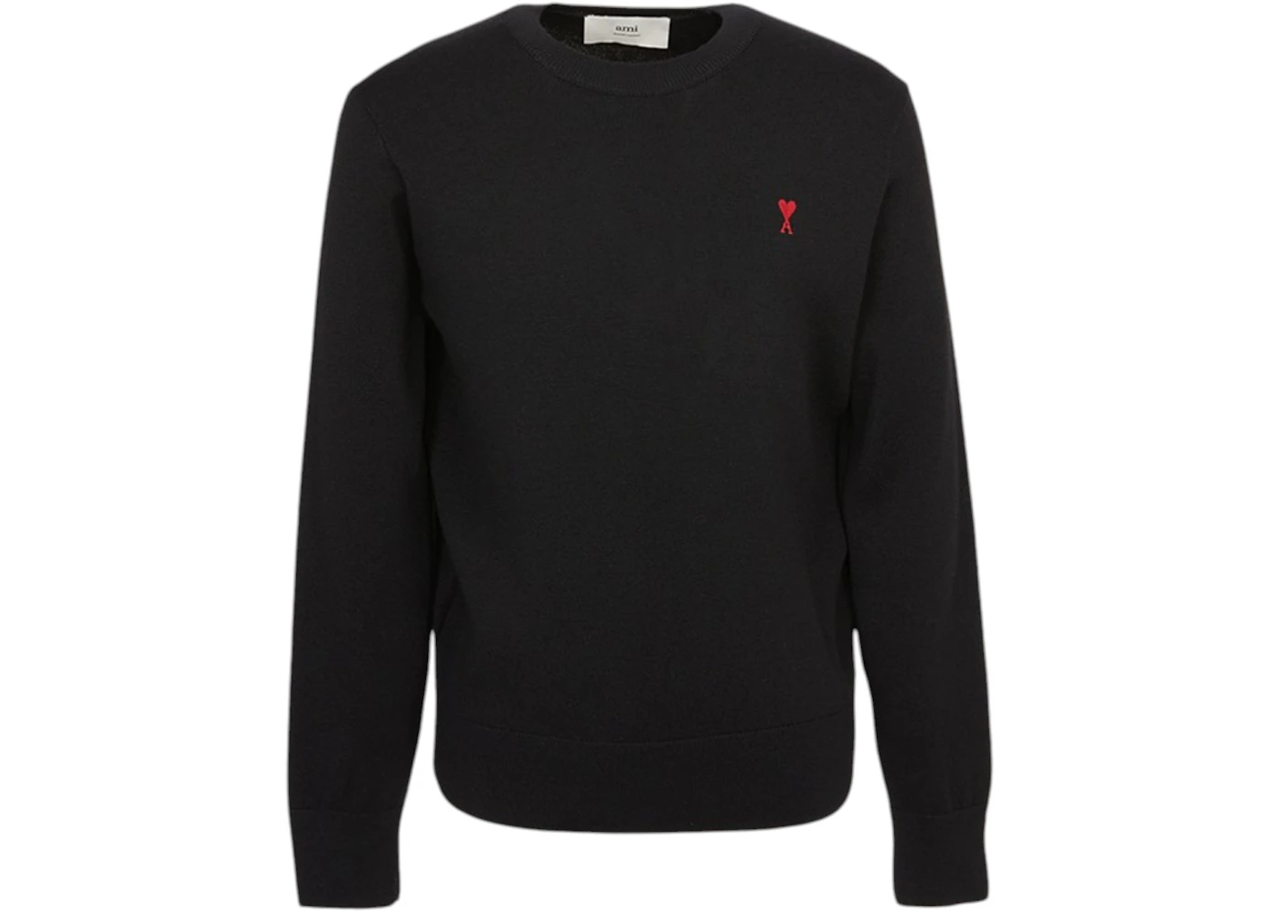 Ami Paris Logo Crewneck Black