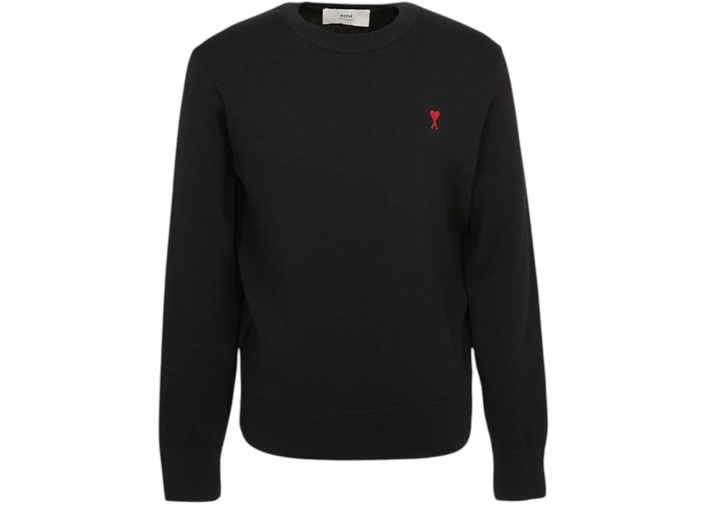 Ami Paris Logo Crewneck Black