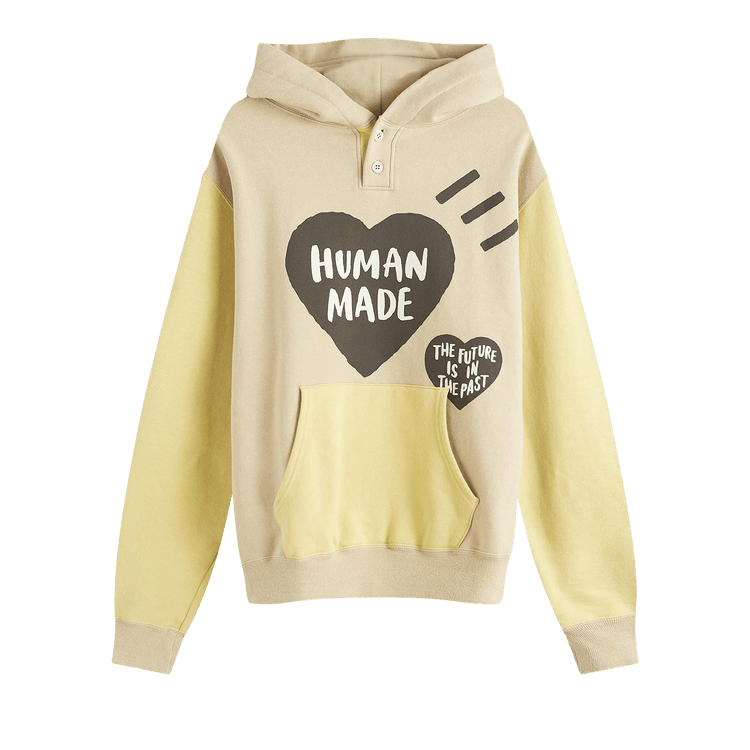 Human Made Colorblock Hoodie 'Beige'