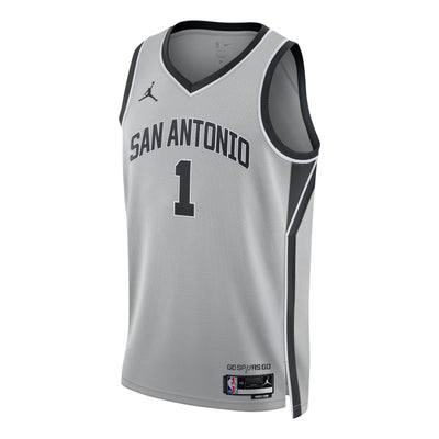 Nike Dri-FIT NBA Victor Wembanyama San Antonio Spurs 2025/26 Statement Edition Swingman Jersey 'Flat Silver'
