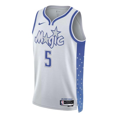 Nike NBA Paolo Banchero Orlando Magic City Edition Swingman Jersey 'Pure Platinum'