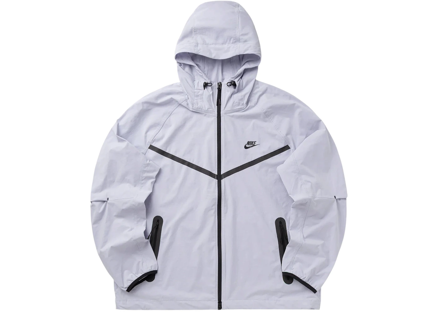 Nike Sportswear Tech Fleece Woven Full Zip Hoodie Ghost