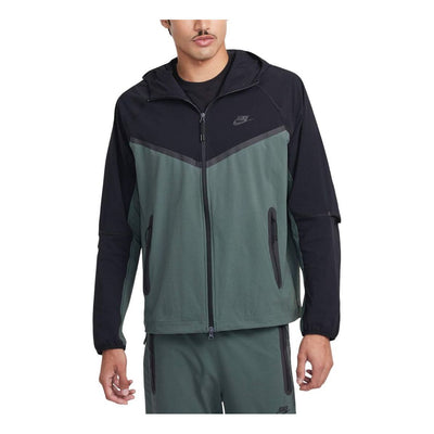 Nike Tech Windrunner Woven Full-Zip Jacket 'Vintage Green Black'