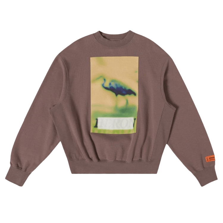 Heron Preston Heron Censored Crewneck 'Grey/Yellow'