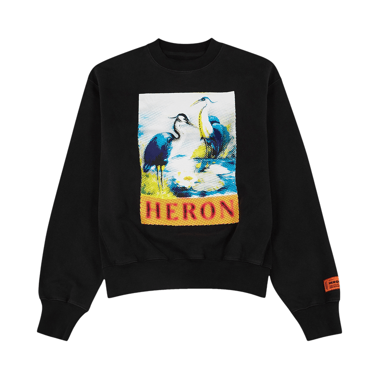 Heron Preston Halftone Heron Crewneck 'Black/Navy Blue'