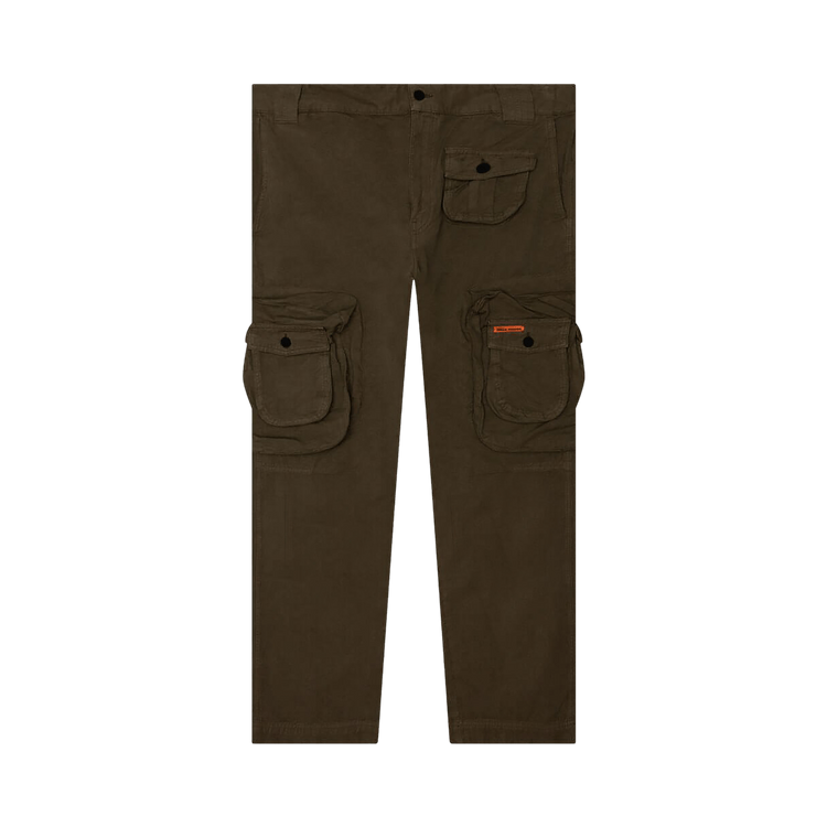 Heron Preston Canvas Cargo Pants 'Dark Olive'