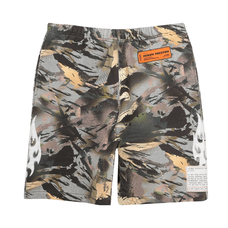 Heron Preston Sweatshorts 'Green/White'
