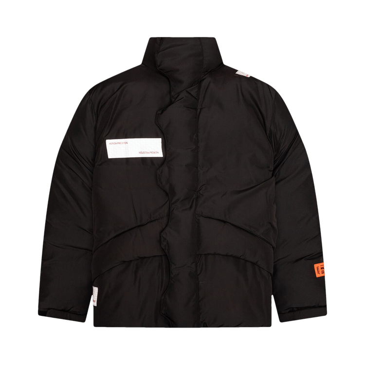 Heron Preston Hiking Tape Puffer Jacket 'Black'