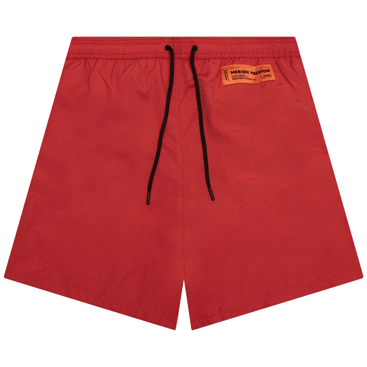 Heron Preston Nylon Swim Shorts 'Red'