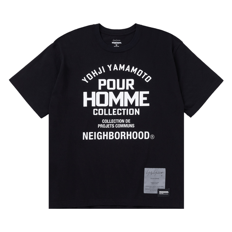 Yohji Yamamoto Pour Homme x Neighborhood Short-Sleev Tee-2 'Black'