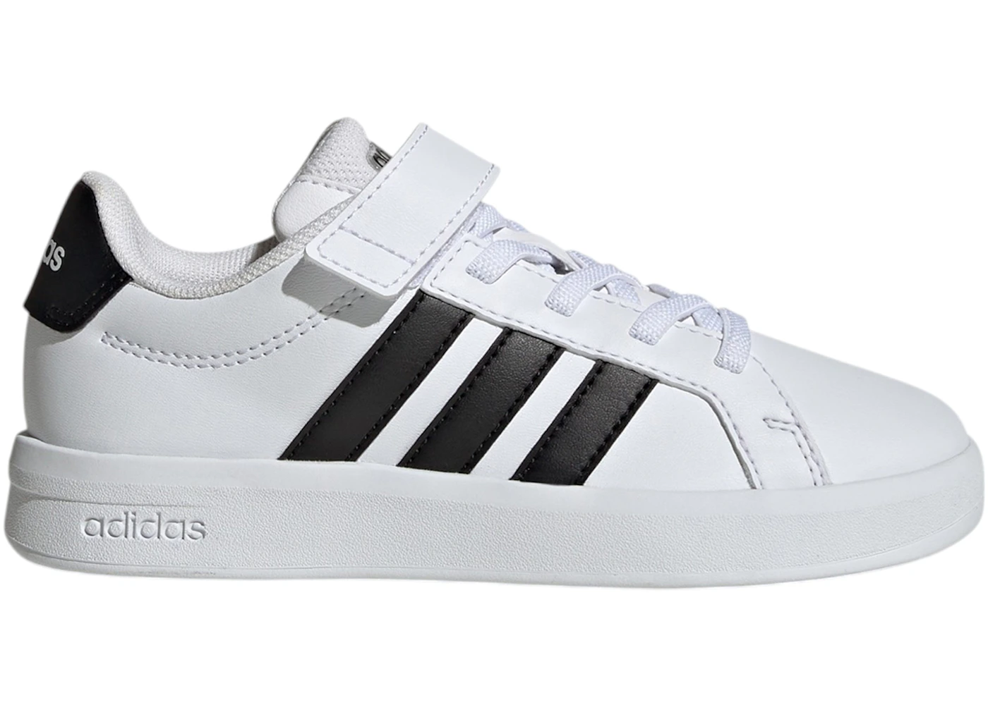 adidas Grand Court 3.0 White Core Black (PS)