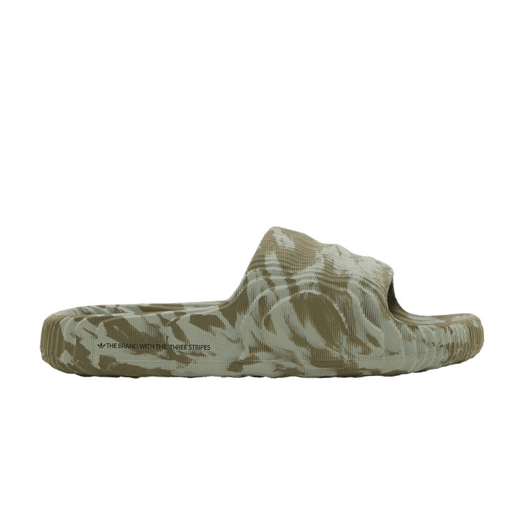 adidas Adilette 22 'Olive Strata Camo'