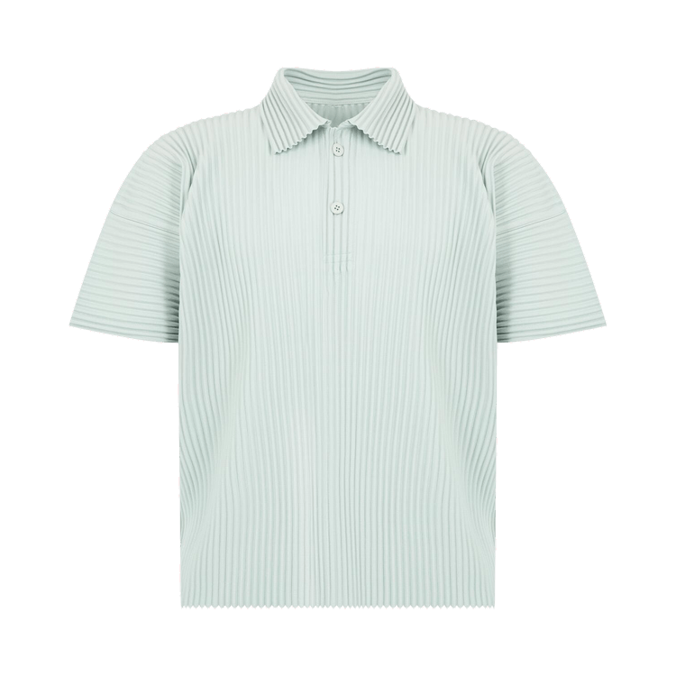 Issey Miyake Polo 'Boboli Moss Ash'