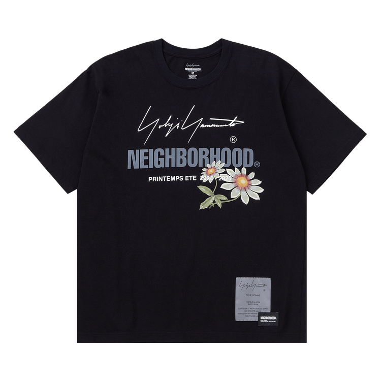Yohji Yamamoto Pour Homme x Neighborhood Short-Sleev Tee-1 'Black'