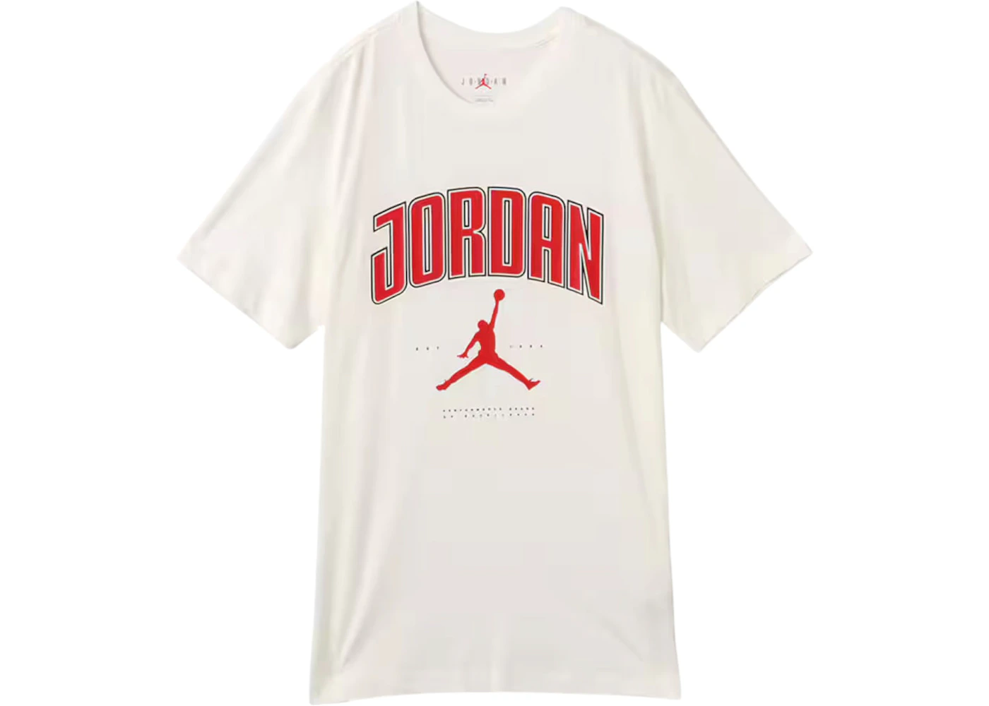 Jordan City 88 Crew T-shirt White/Red