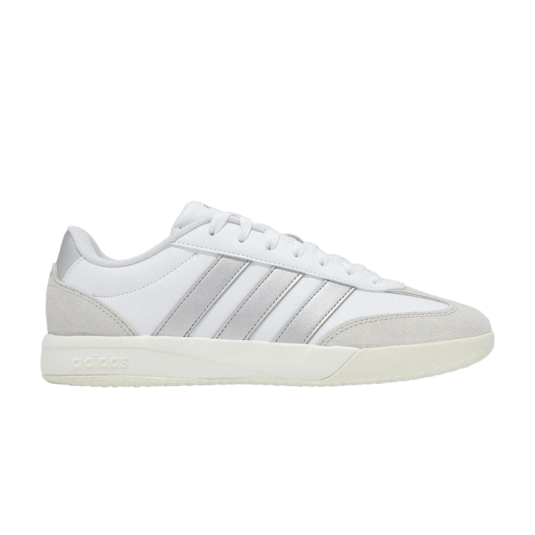adidas Wmns VL Court FC 'Cloud White Silver Metallic Grey'