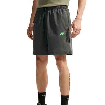 Nike Tech Woven Shorts 'Newsprint Illusion Green'
