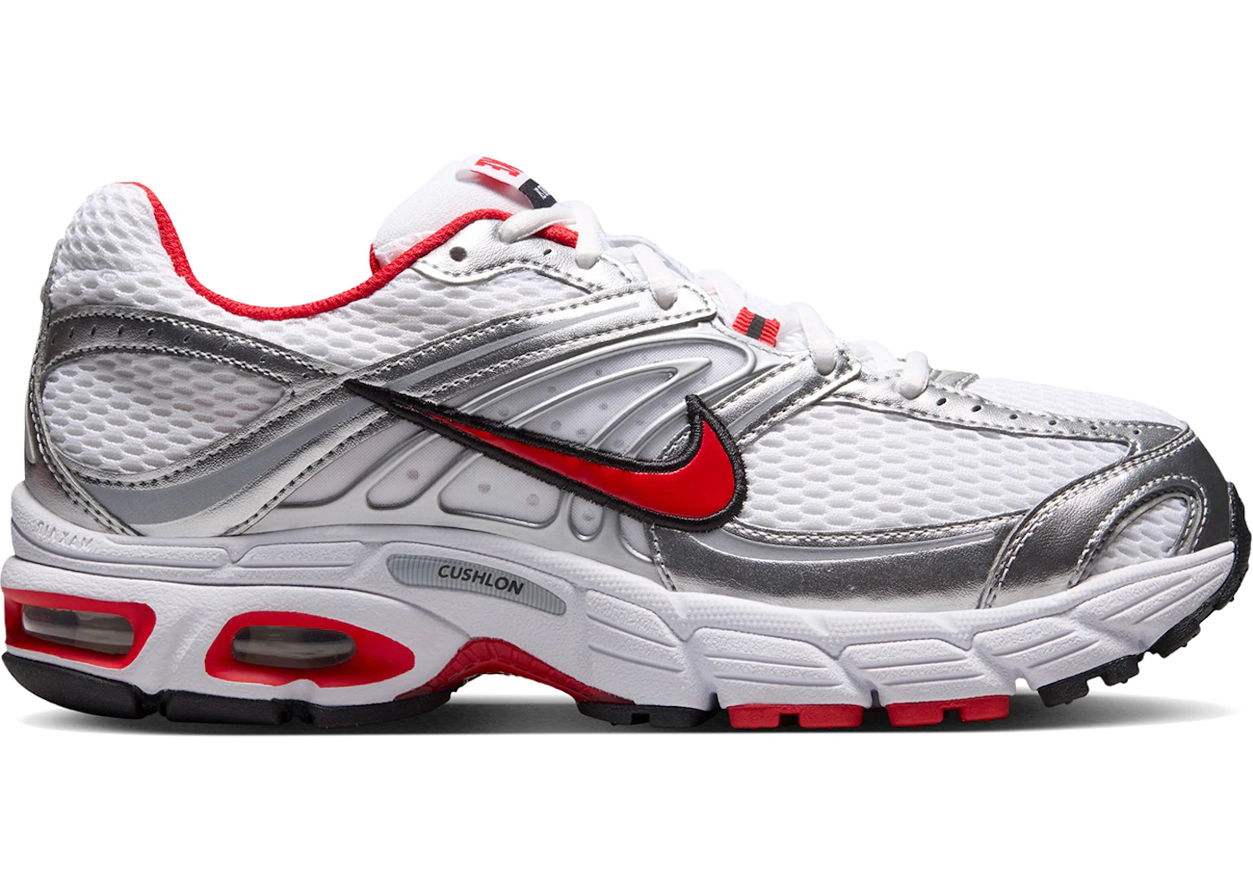 Nike Air Max Moto 2K White Metallic Silver Red (Women's)
