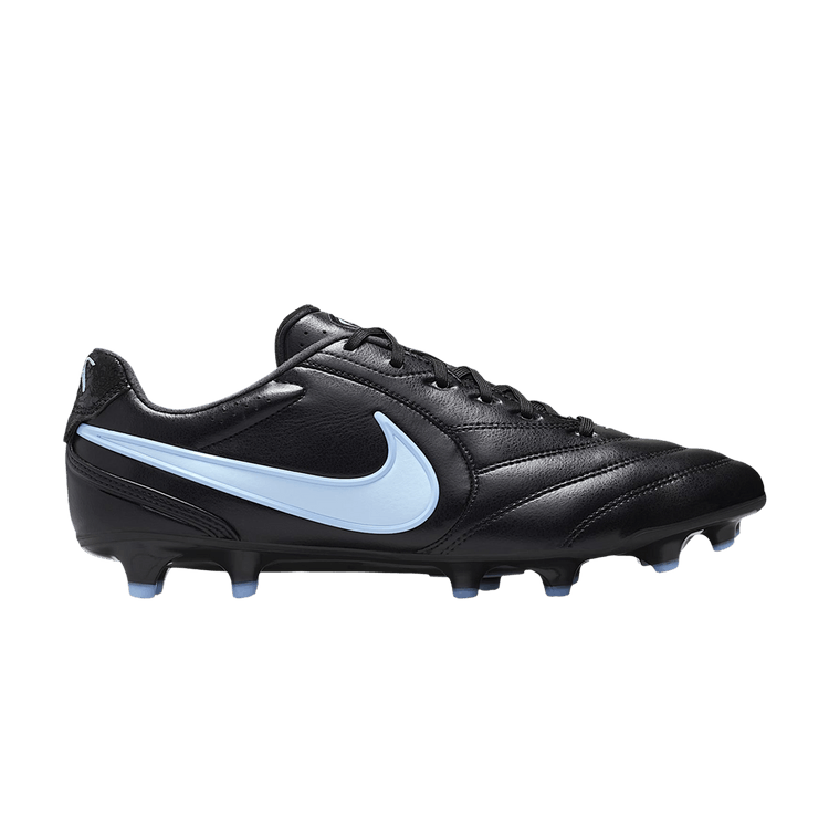 Nike Tiempo Ligera Pro FG Low 'Black Ice Blue'